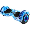 Hoverboard 8 colių elektrinė riedlentė su LED plokšte ir garsiakalbių apsaugomis ER033