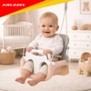 Kruzzel 3-in-1 pilka-beige children's swing