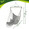 Swing - hanging chair 210cm pilka Gardlov