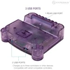 Hyperkin „Retron S64“ konsolės stotelė – jungiklis (violetinė)