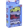 Impulse Toys „Motor 112“ – gelbėjimo transporto priemonės su traukimo įtaisais ir šviesomis bei garsu (3 vnt.) (I-1600006)