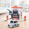 Lean Toys Interaktyvi degalinė su automobiliu