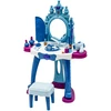 Lean Toys Interaktyvus tualetinis staliukas su veidrodžiu ir priedais 81x58x28 cm