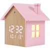 iTotal - Birdhouse žadintuvas - pastelinės rožinės spalvos