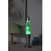 LED Lavos lempa,Itotal, su kintančia spalva, baltu vašku ir sidabriniu pagrindu