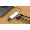 „J5create“ – ekologiškas USB-C kelių prievadų šakotuvas su maitinimo šaltiniu – baltas