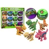 Dinozaurų kiaušinių rinkinys Lean Toys, 12 vnt.