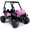 JS360-1 rožinis baterijomis maitinamas automobilis
