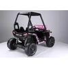 JS360-1 rožinis baterijomis maitinamas automobilis
