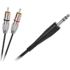 LP Oem Kabelis 2xRCA - AUX 6.3 mono 1,8m