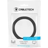 Cabletech Kabelis USB A/C kištukas - USB C/žaibo kištukas (2+2) 1m