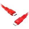 Orno Kabelis USB-C - USB-C eXc WHIPPY Pro laidas, 0,9 m, 100 W, greitas įkrovimas, neoninės spalvos