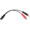 OEM kabeliai 2xRCA - AUX 3,5 mm 0,2 m