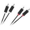 2RCA-2RCA kabelis 1 m Cabletech standartas