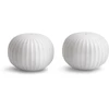 Kähler - Hammershøi druskos ir pipirų rinkinys - H6 cm - Baltas