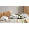 Kähler - Hammershøi Poppy Egg Cup - Baltas w. Deko - Ø5 cm - 2 vnt.