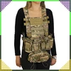 Kamizelka Taktinė karinė liemenė, apsauginė Molle, lengvas Airsoft Asg maišelis