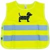 Vaikiška atšvaitinė liemenė DOG, geltona AMIO-03937
