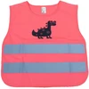 Vaikiška atšvaitinė liemenė DINOSAUR, rožinė AMIO-03989