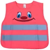 Vaikiška atšvaitinė liemenė SMILE, rožinė AMIO-03988