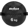 Kamuolys lekarska do ćwiczeń fitness, rehabilitacyjna, 6kg, REBEL ACTIVE