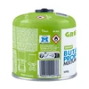 Kartusz 500g „GreenBlue“ dujų balionėlis. Sertifikatas: Pi 0437, atitinka EN417 standartą, butanas-propanas, temperatūros diapazonas nuo -10 °C iki + 40 °C, srieginis vožtuvas 7/16".