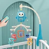 Lean Toys Muzikinė karuselė su lempa ir barškučiais kūdikiams