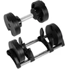 Ketaus reguliuojamo svorio automatinis hantelis, 24 kg, 2kg žingsniai, REBEL ACTIVE