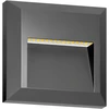 Orno KIBO LED 1W, fasado šviestuvas, 80lm, IP65, 4000K, kvadratinis, pilkas