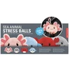 Kikkerland - jūros gyvūnų streso kamuoliukai - 5,75 x 3,5 x 3,5 colio