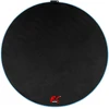 NanoRS RS171 žaidimų sėdynės kilimėlis su RGB apšvietimu, grindų kilimėlis po kėde, skersmuo 100 cm, Juodas