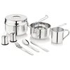 King Hoff Rinkinys turistinis, 9 dalys, nerūdijantis plienas, kinghoff, kh-2060