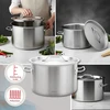 Garnek Puodas Gastronorm puodas, nerūdijantis plienas, skersmuo 32cm, 17l, kinghoff, kh-2023