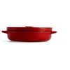 KitchenAid - KA-CI negilus ketaus puodas su dangčiu - „Empire Raudona“ - 26 cm
