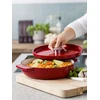 KitchenAid - KA-CI negilus ketaus puodas su dangčiu - „Empire Raudona“ - 26 cm