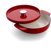 KitchenAid - KA-CI negilus ketaus puodas su dangčiu - „Empire Raudona“ - 26 cm