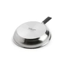 KitchenAid - KA-Classic nerūdijančio plieno keptuvė su atvira rankena - sidabrinė - 28 cm