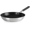 KitchenAid - KA-Classic nerūdijančio plieno keptuvė su atvira rankena - sidabrinė - 28 cm
