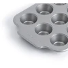 KitchenAid - Metalinės kepimo formos, mini apvalios kepimo formos, 12 vnt. - sidabrinės