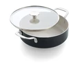 KitchenAid - Spalvota aliuminio keptuvė su 2 šoninėmis rankenomis - matinės juodos spalvos - 28 cm