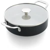 KitchenAid - Spalvota aliuminio keptuvė su 2 šoninėmis rankenomis - matinės juodos spalvos - 28 cm