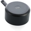 KitchenAid - Spalvotas aliuminio puodas su dangčiu - matinės juodos spalvos - 16 cm