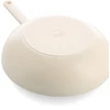 KitchenAid - Spalvotas aliuminio vokas - migdolų kremo spalvos - 28 cm