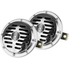 Garso signalas – chromuotas, 125 mm, 110 dB, 12V, AMIO-04074