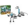 Lean Toys Dinozaurų ir Robotų Konstrukciniai Blokeliai 2-in-1, 50-70 vnt.
