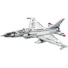 Lean Toys KONSTRUKCINIS RINKINYS – F-16 KOVINIS LĖKTUVAS 1427 dalys