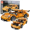 Lean Toys Konstruktorius sportinis automobilis GT Racing 1:14, 1268 detalių, oranžinis