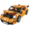 Lean Toys Konstruktorius sportinis automobilis GT Racing 1:14, 1268 detalių, oranžinis