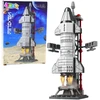 Lean Toys Kosminės Raketos Konstruktorius su Bokštu, 107 dalys