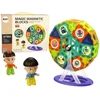 Lean Toys Magnetinės kaladėlės 71 vnt.